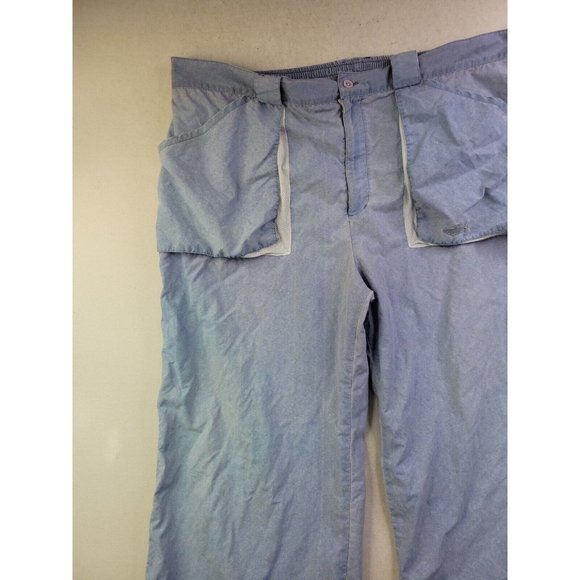 Tarponwear Simms Mens XXL Light Blue Fishing Pant Vented Lightweight Pockets 2XL - Picture 5 of 12